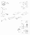 Electric Starter Flywheel Diagram and Parts List for 49M777-0119-G1  Briggs and Stratton Engine